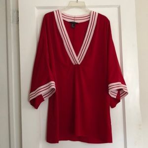 Forever 21 Red Boxer Kimono